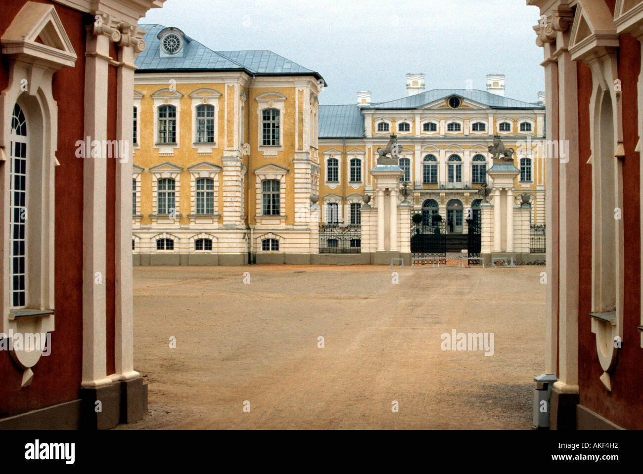 Lettland, Bauska, Schloss Rundale bei Bauska Foto Stock