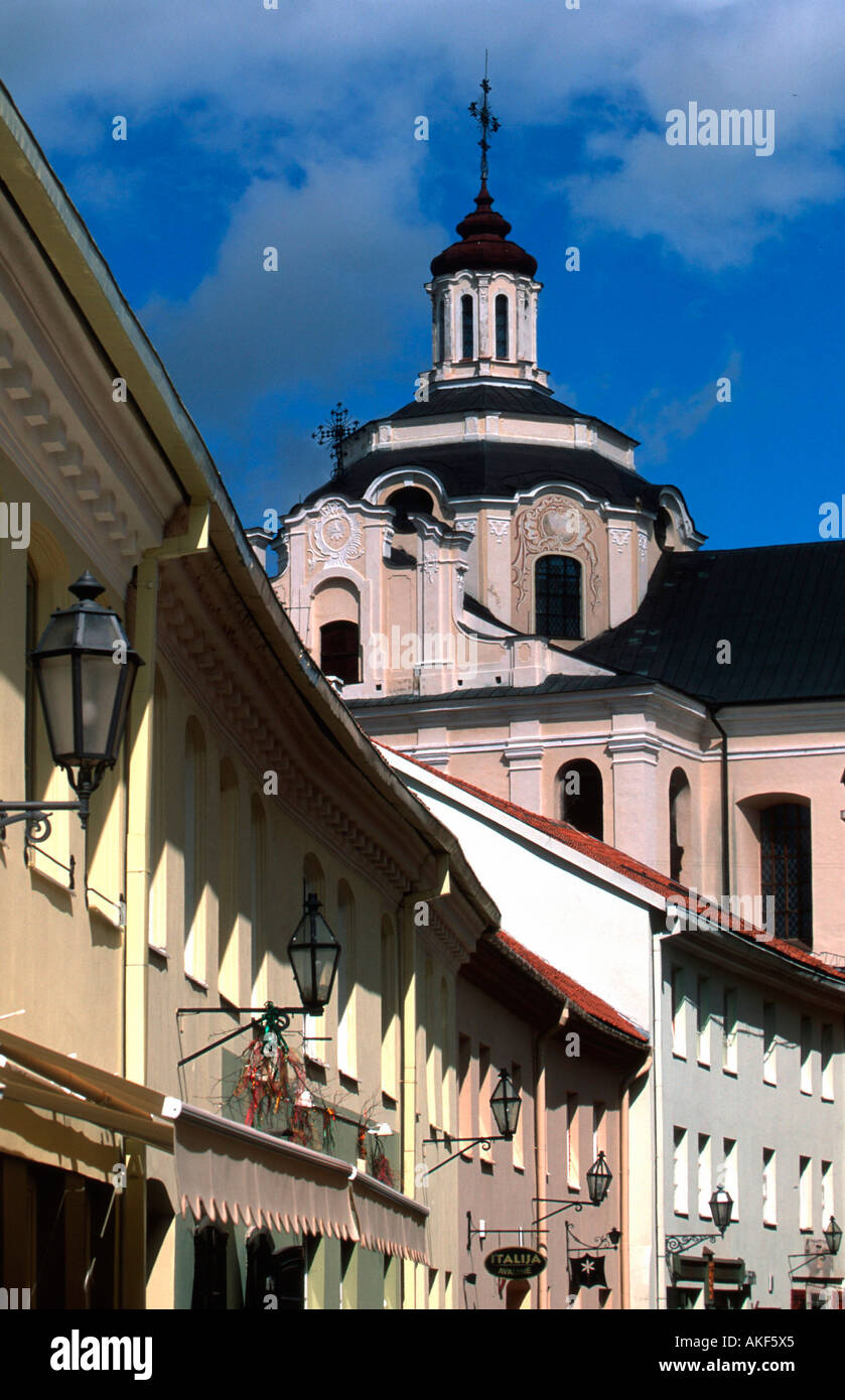 Osteuropa, Litauen, Vilnius, Altstadt, Dominikaner-Kirche Foto Stock