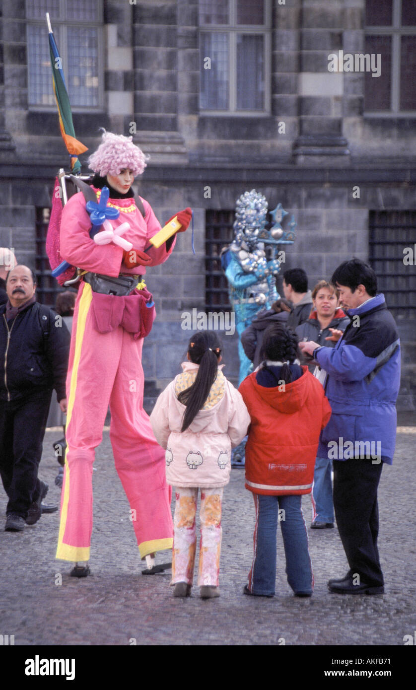 Artisti di strada Foto Stock
