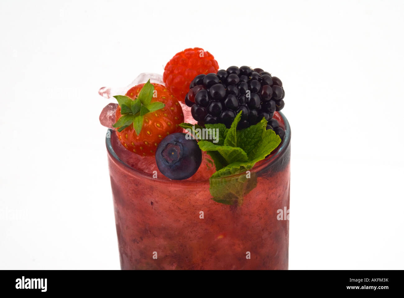 Close up di un cocktail di benvenuto Foto Stock