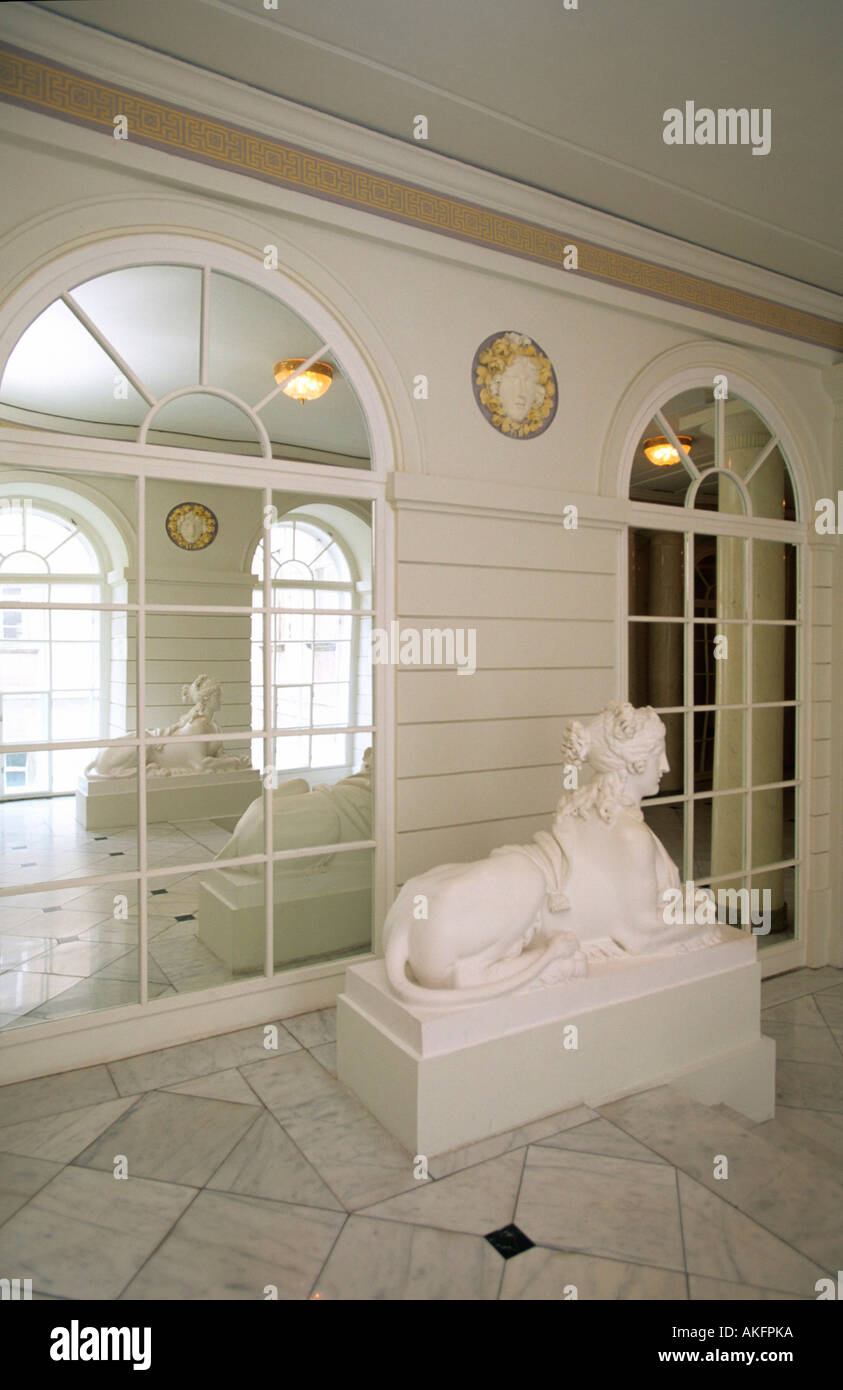 Österreich, Wien, Albertinaplatz, Palais Erzherzog Albrecht (Albertina), Raum vor der Sphingen-Stiege Foto Stock