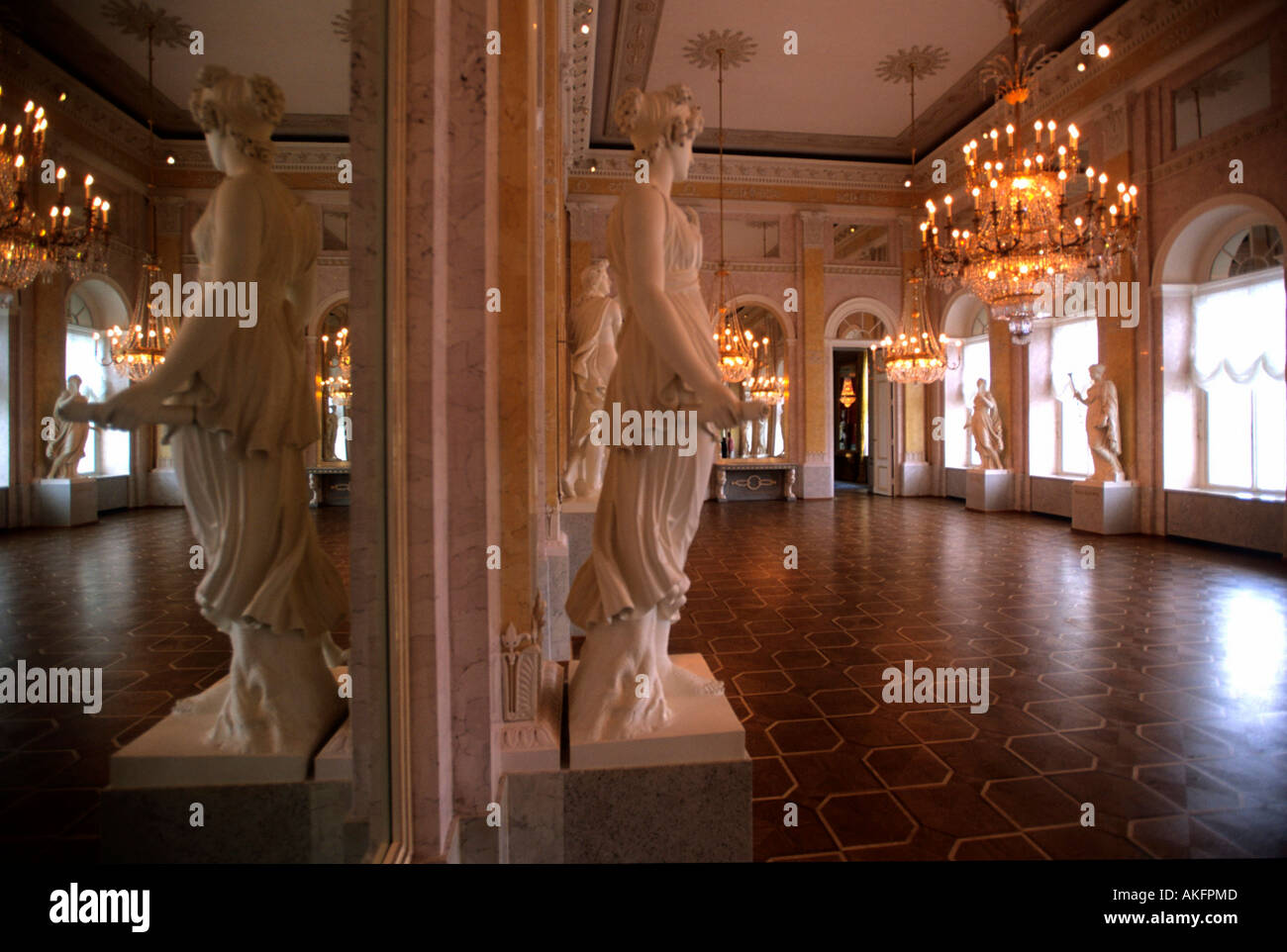 Österreich, Wien, Albertinaplatz, Palais Erzherzog Albrecht (Albertina), Musensaal Foto Stock