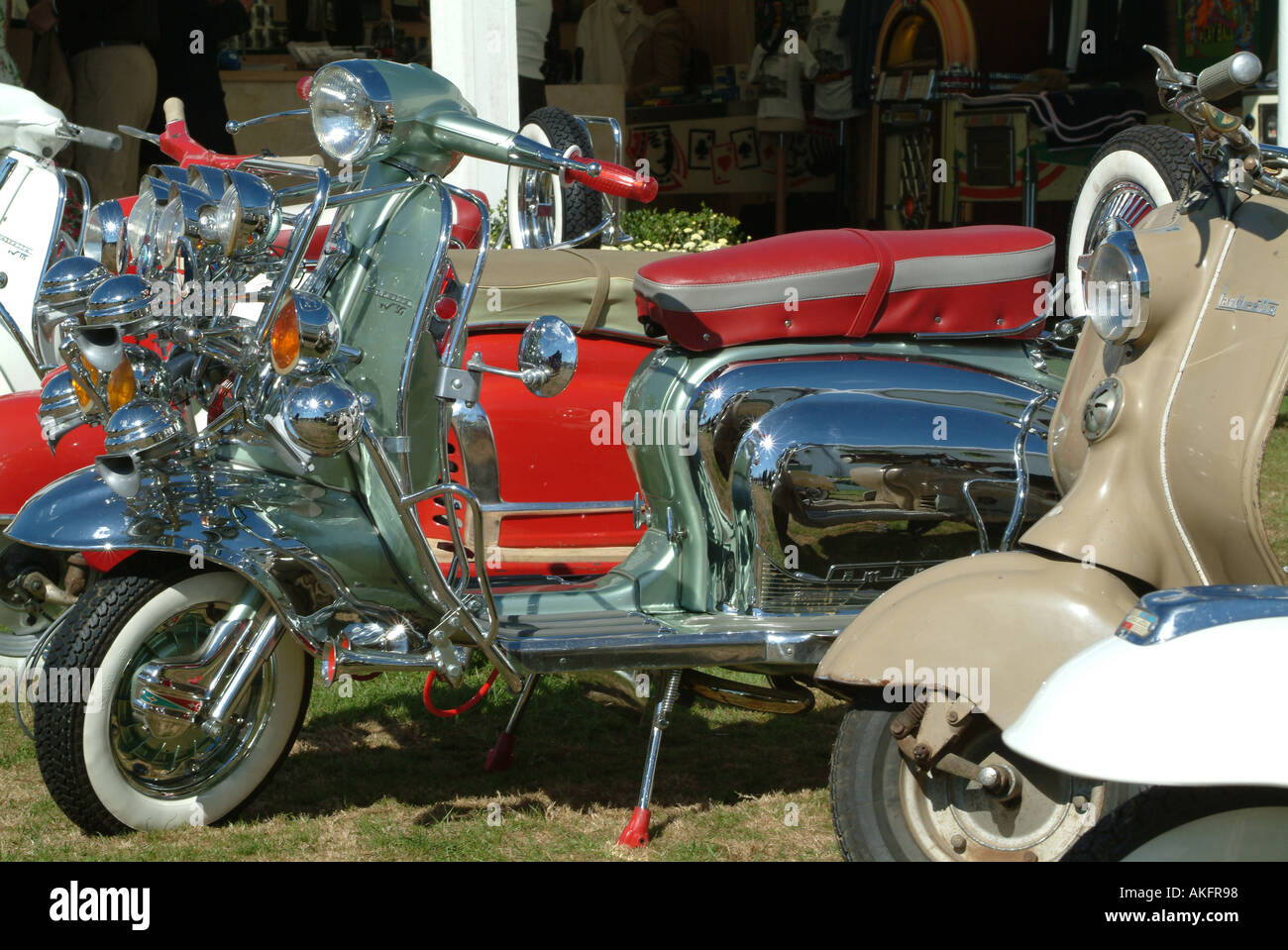 Lambretta a Goodwood Meeting 2005 Foto Stock
