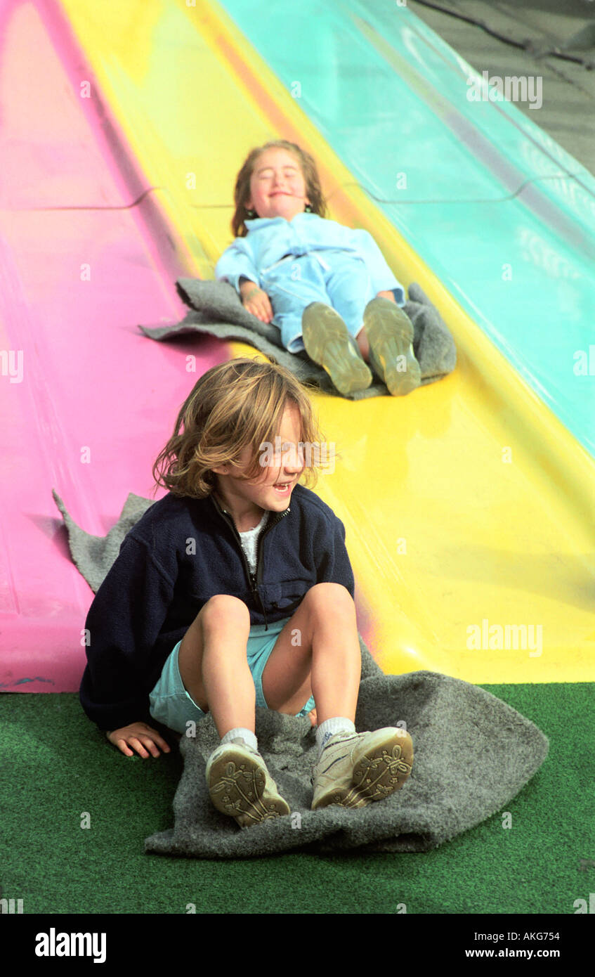 Far scorrere al Pacific National Exhibition Vancouver Canada Foto Stock