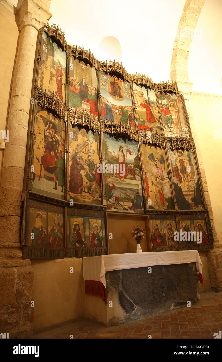 La Iglesia de la Chiesa di Vera Cruz, Vera Croce, Segovia Castiglia e Leon, Spagna Foto Stock