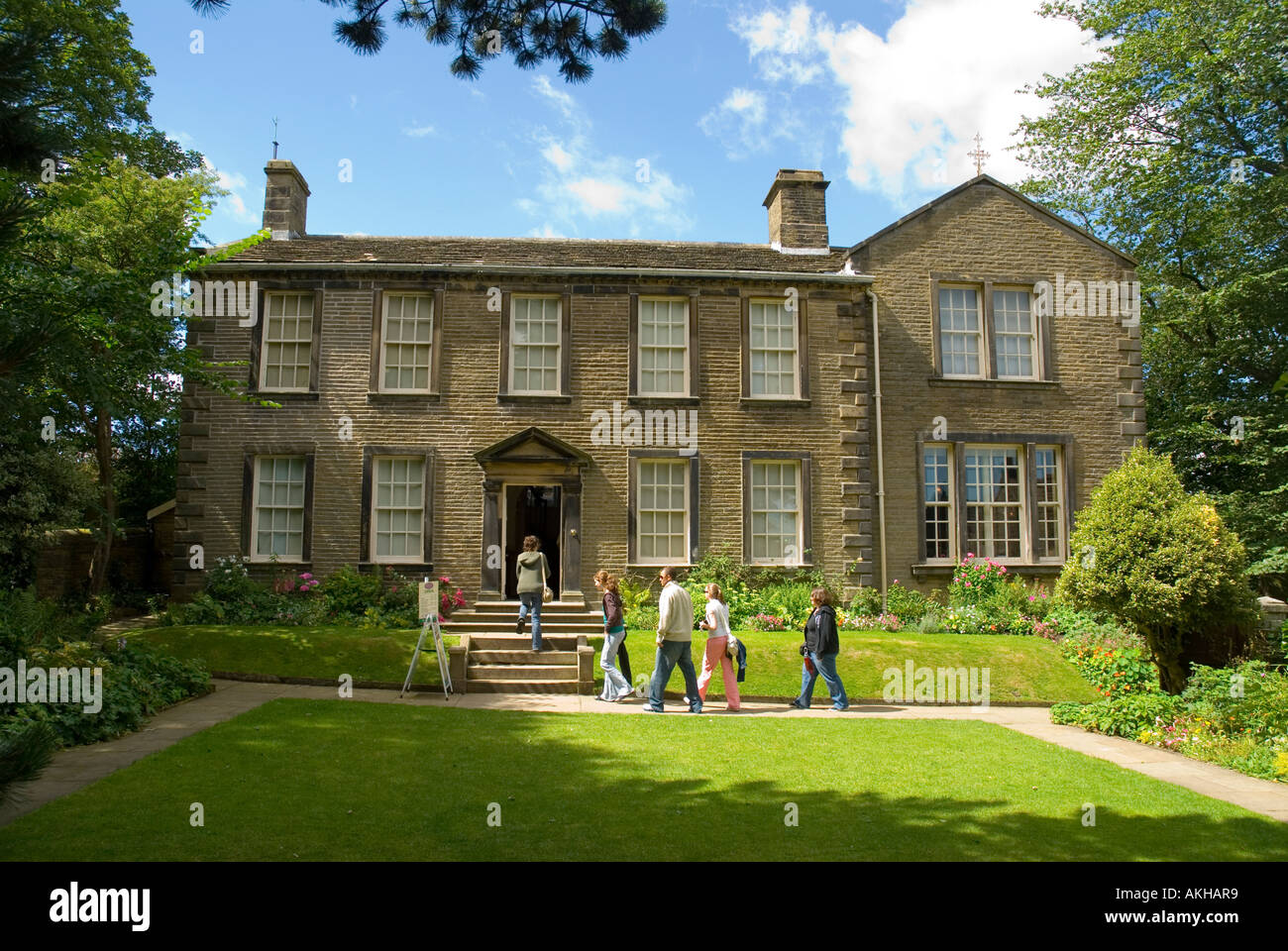 Il Bronte Parsonage Museum Haworth Yorkshire Inghilterra Foto Stock