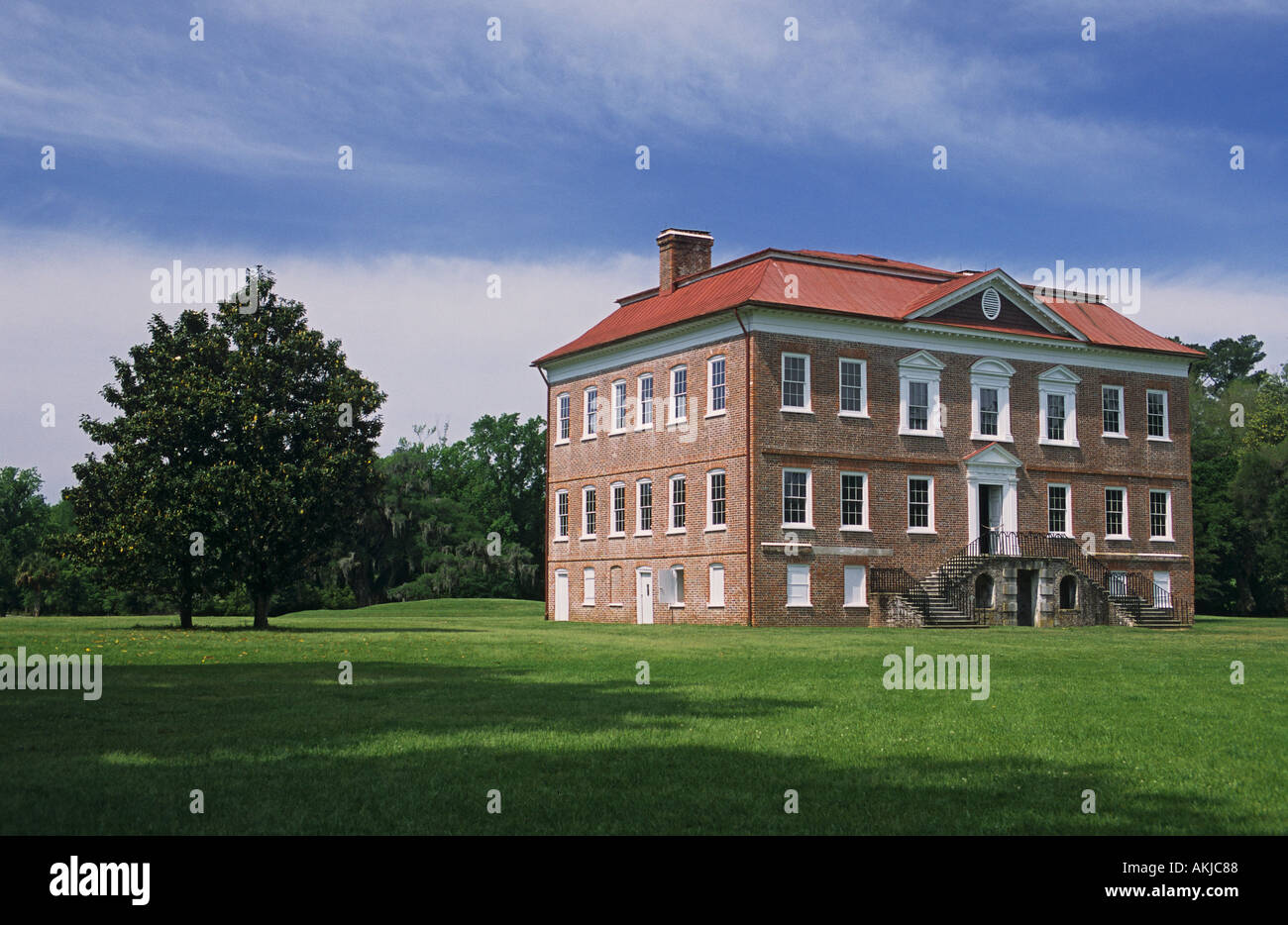 Carolina del Sud Charleston Drayton Hall Foto Stock