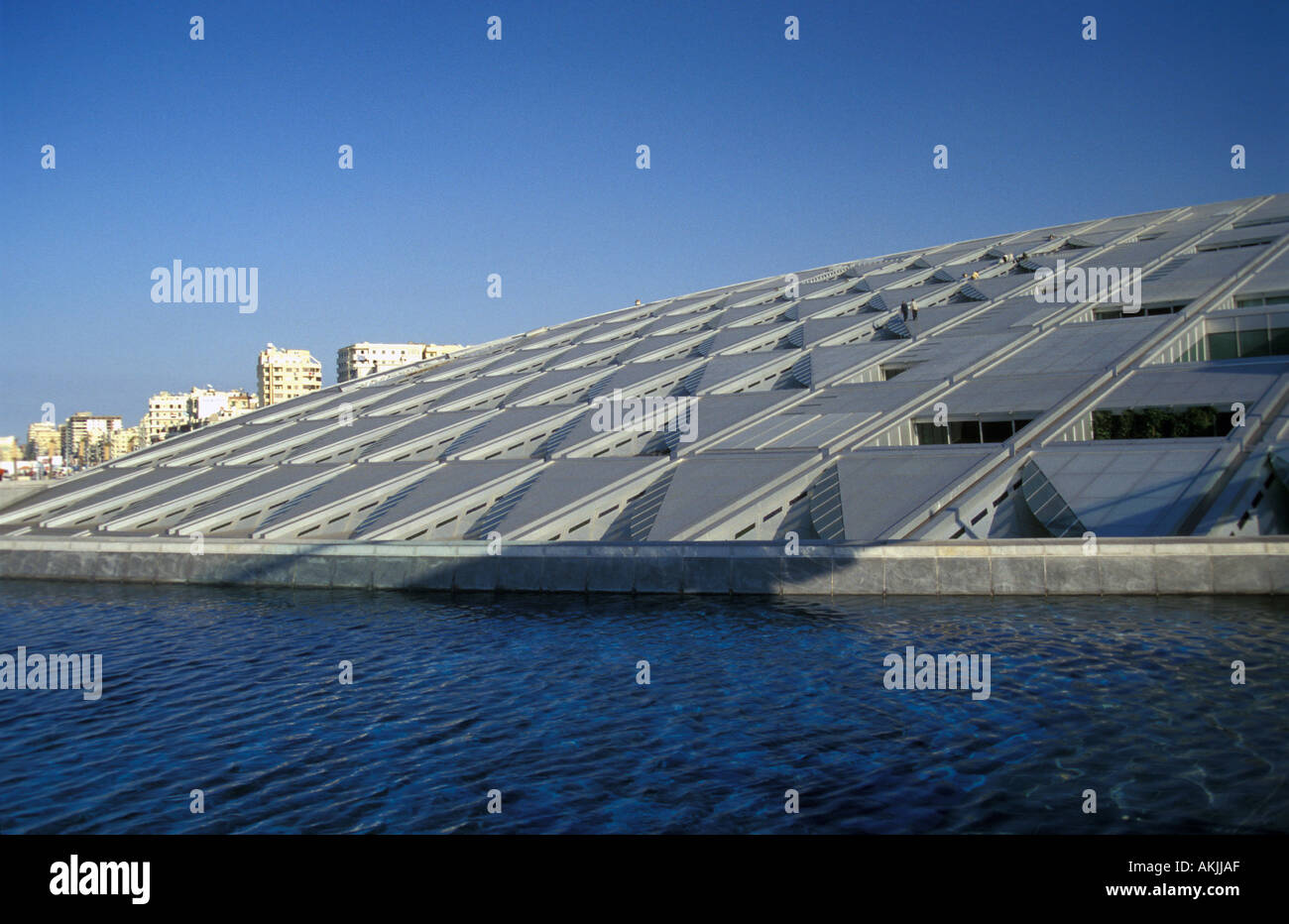 Biblioteca di Alessandria, Egitto Foto Stock