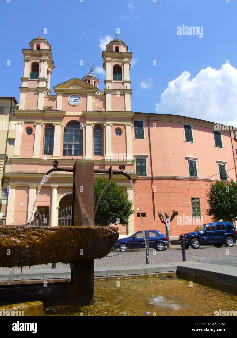 San Filippo Neri chiesa, Varese Ligure, Liguria, Italia Foto Stock