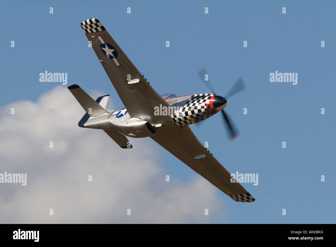 North American P51 Mustang fighter Foto Stock