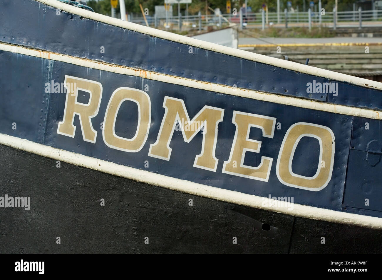 Nave di nome Romeo Foto Stock