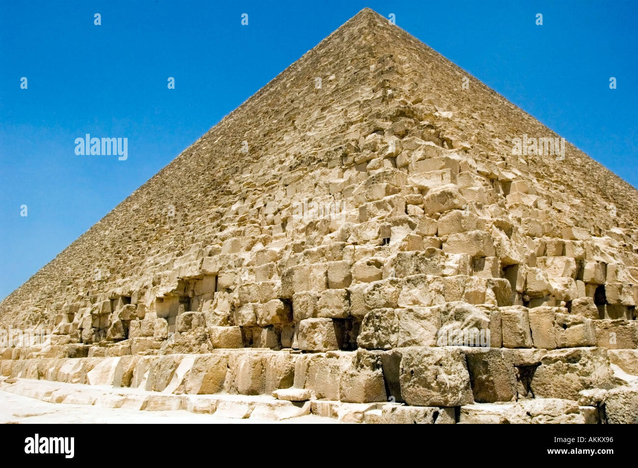 Piramidi di Ghiza Cairo Egitto Foto Stock
