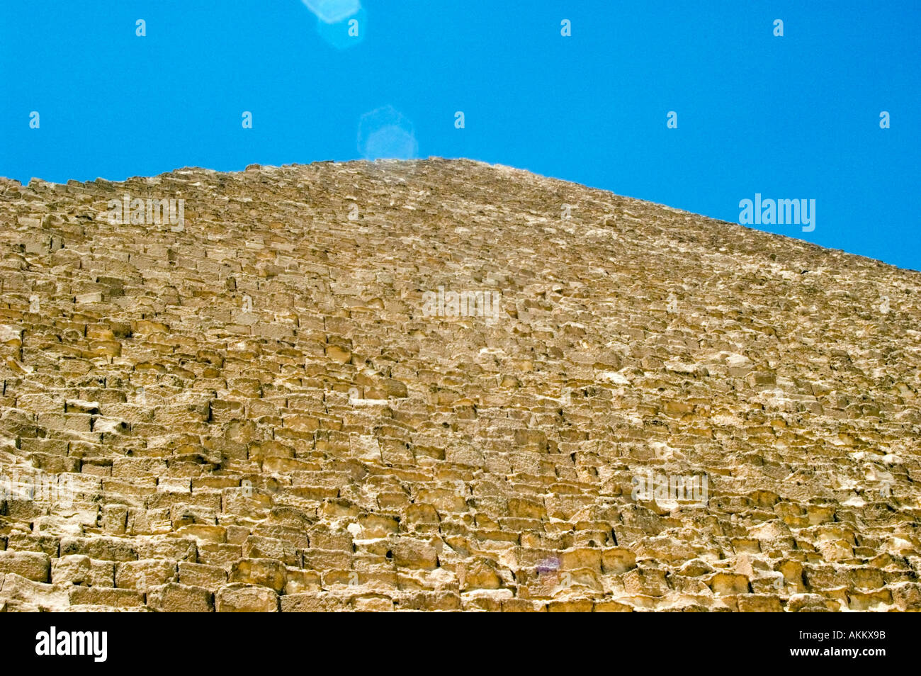 Piramide a Ghiza Cairo Egitto Foto Stock