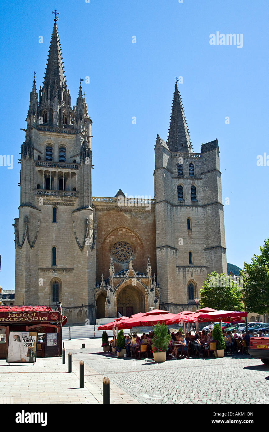 La Cattedrale di Mende Francia Foto Stock