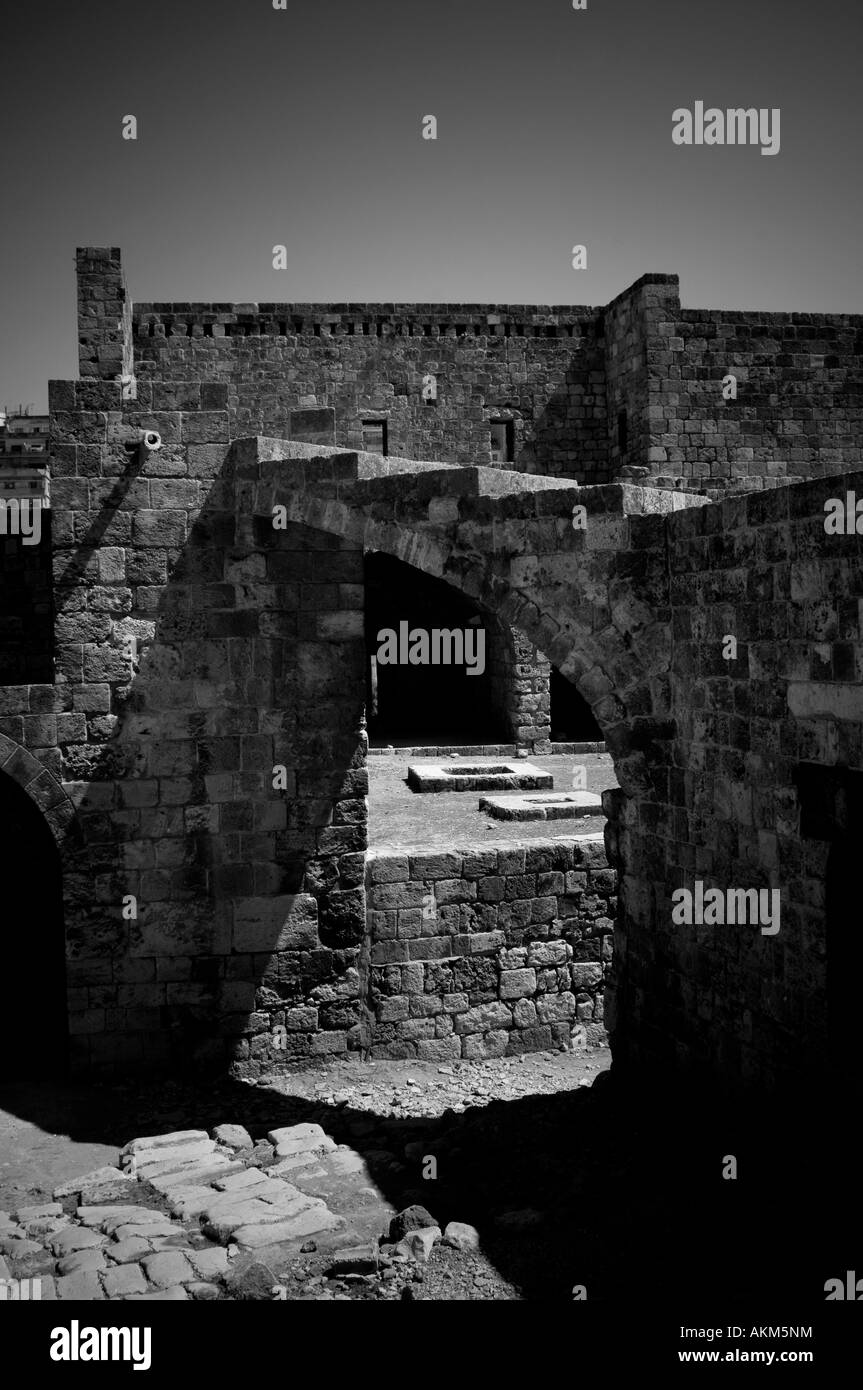 La Cittadella di Tripoli Foto Stock