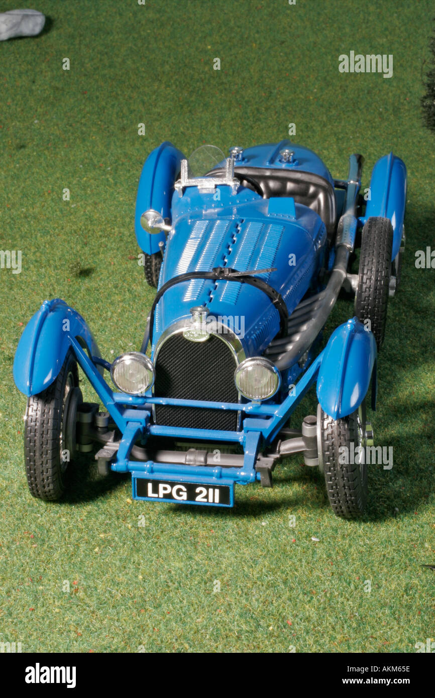 Oldtimer modello di auto Bugatti 59 Foto Stock