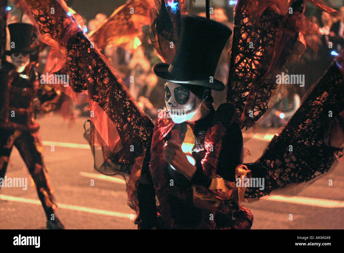Thames Festival carnevale di notte a Londra 2005 Foto Stock