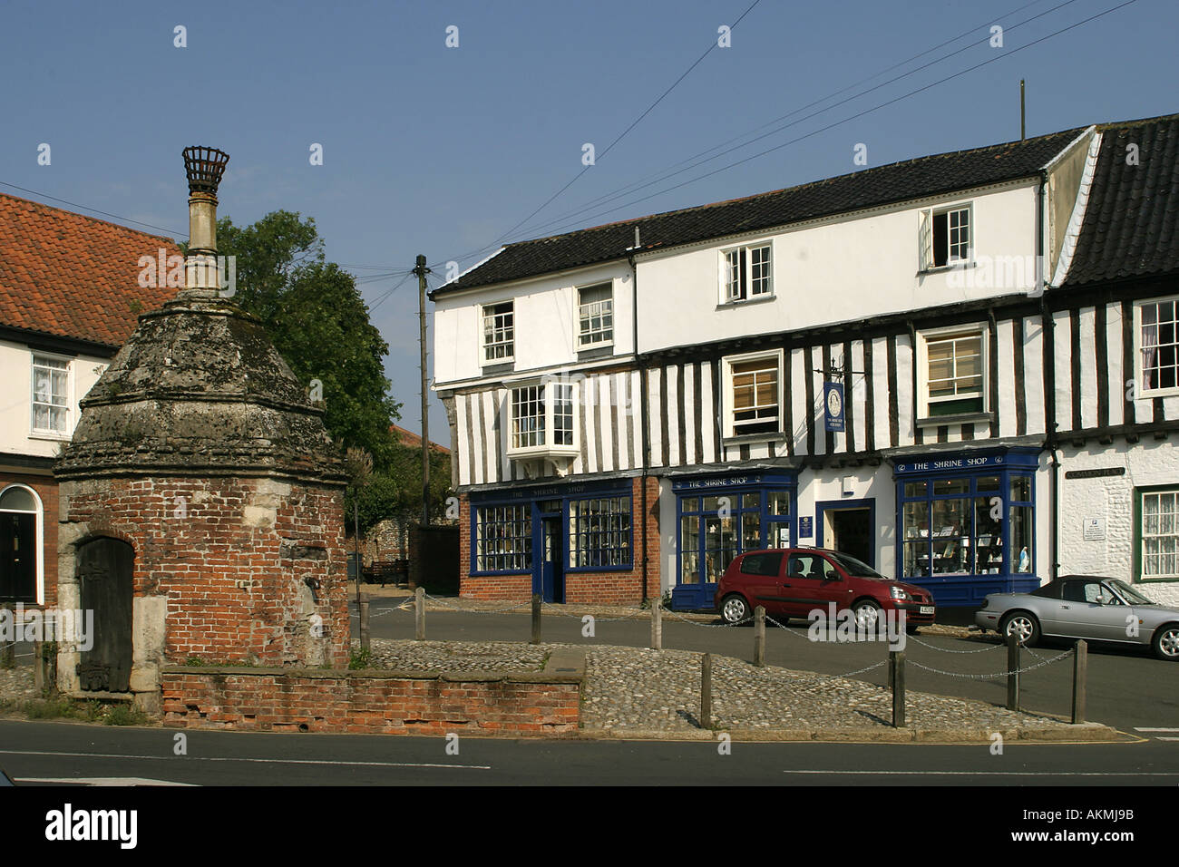 Inghilterra Norfolk Walsingham village Foto Stock