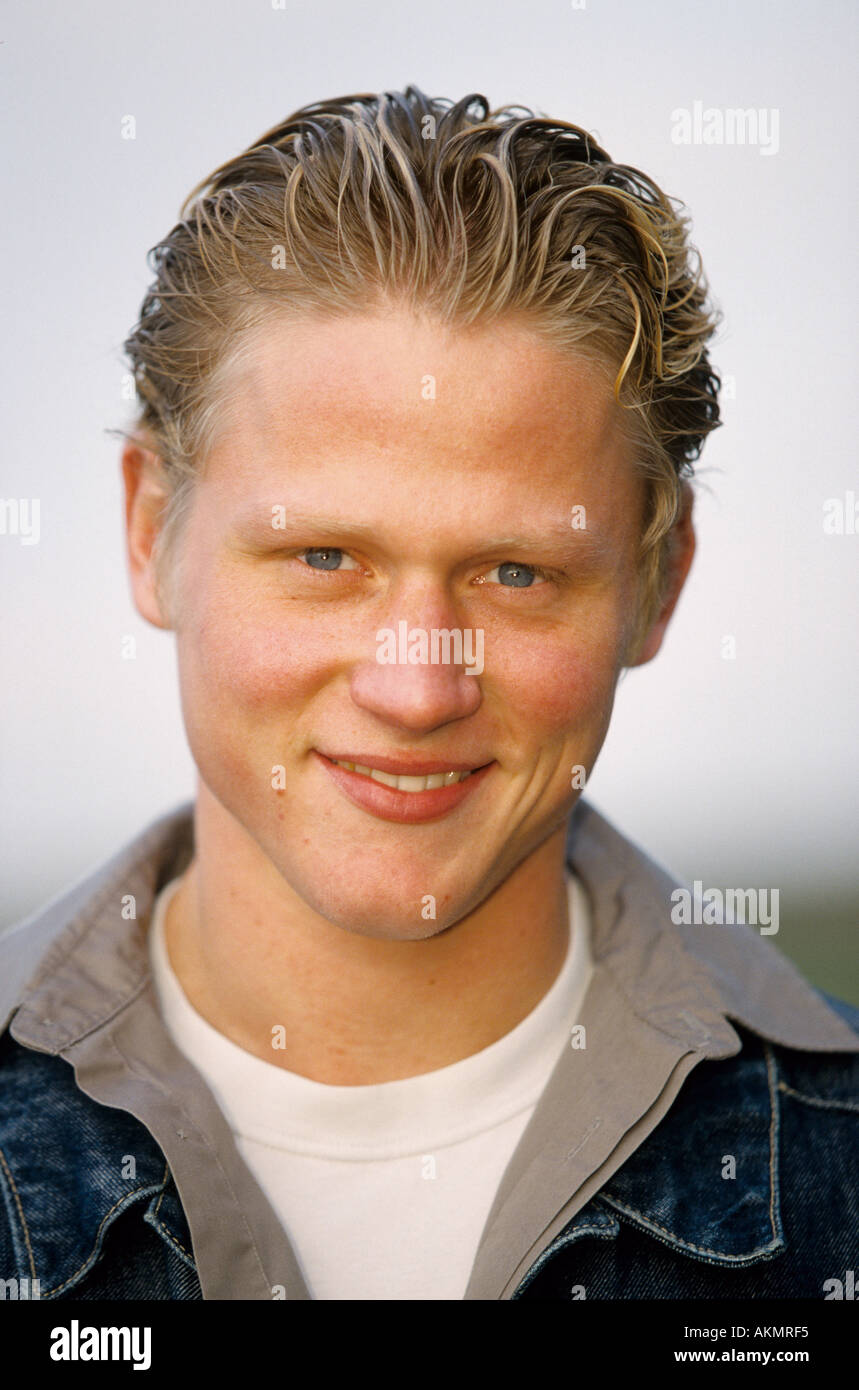 Germania tempo libero il ritratto di una giovane Foto Stock