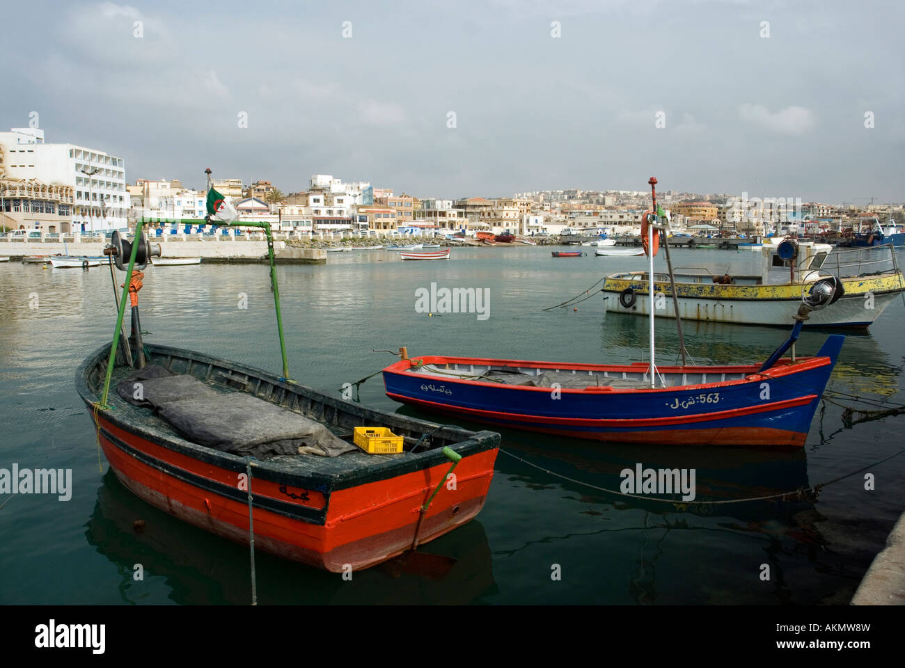 Porto di Algeri Foto Stock