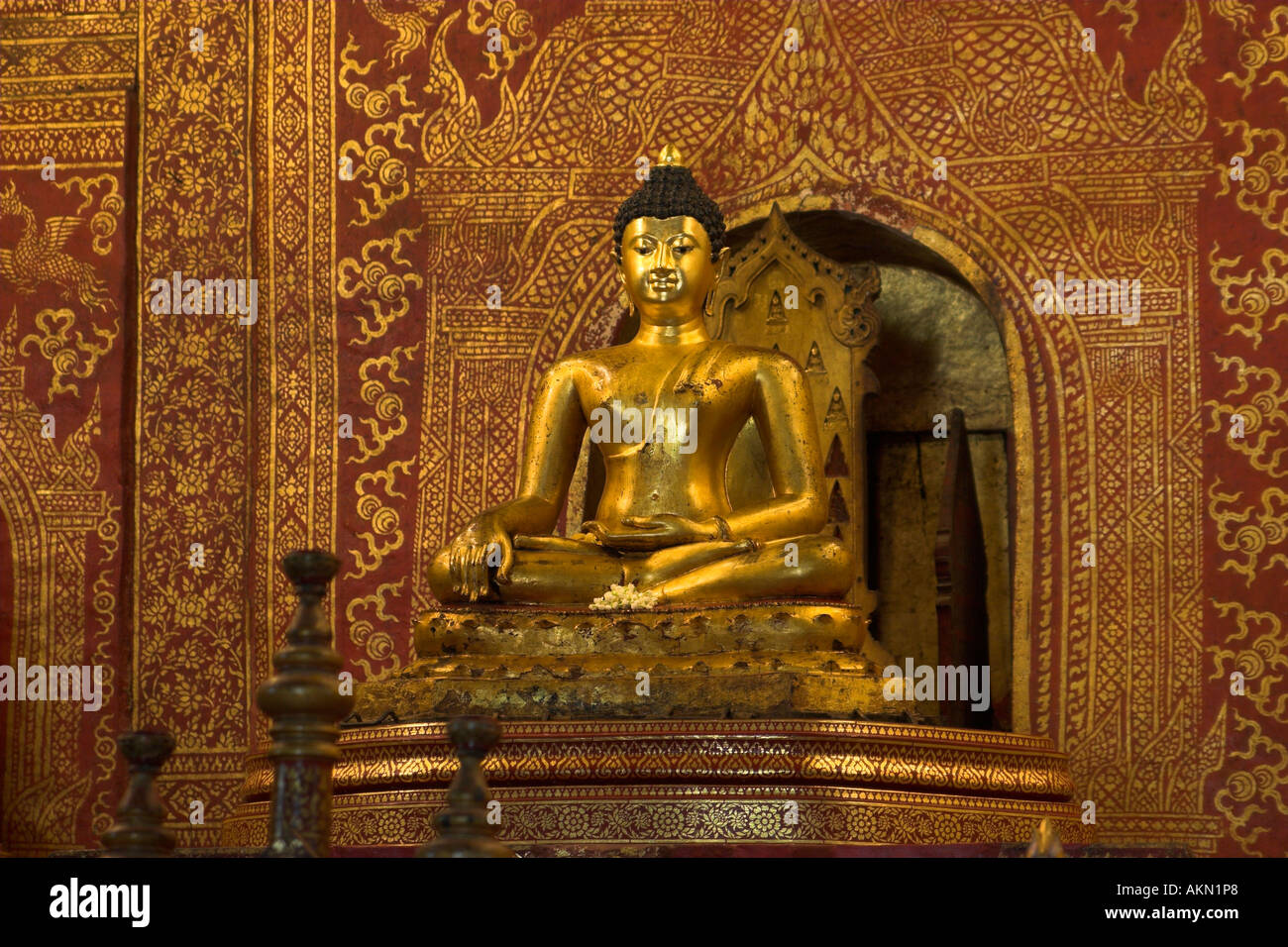 Phra Phuttha Sihing, Chiang mai, Thailandia Foto Stock