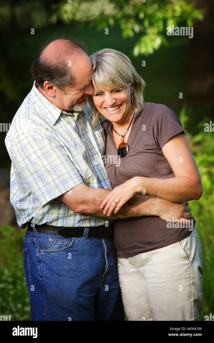 Un giovane nel parco Foto Stock