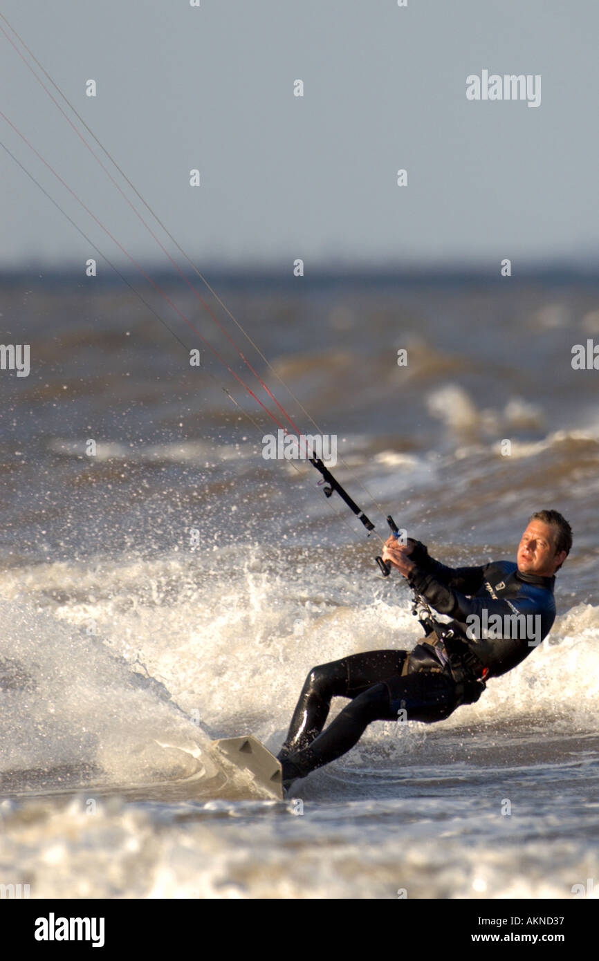 Il Kite surf Foto Stock