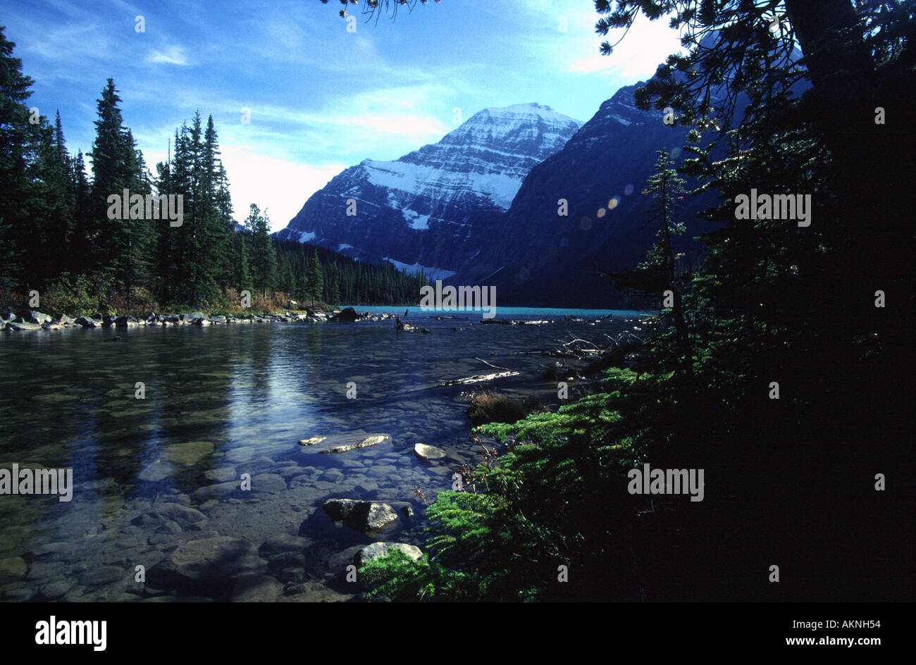 Il Monte Edith Cavell Jasper National Park, Alberta Foto Stock