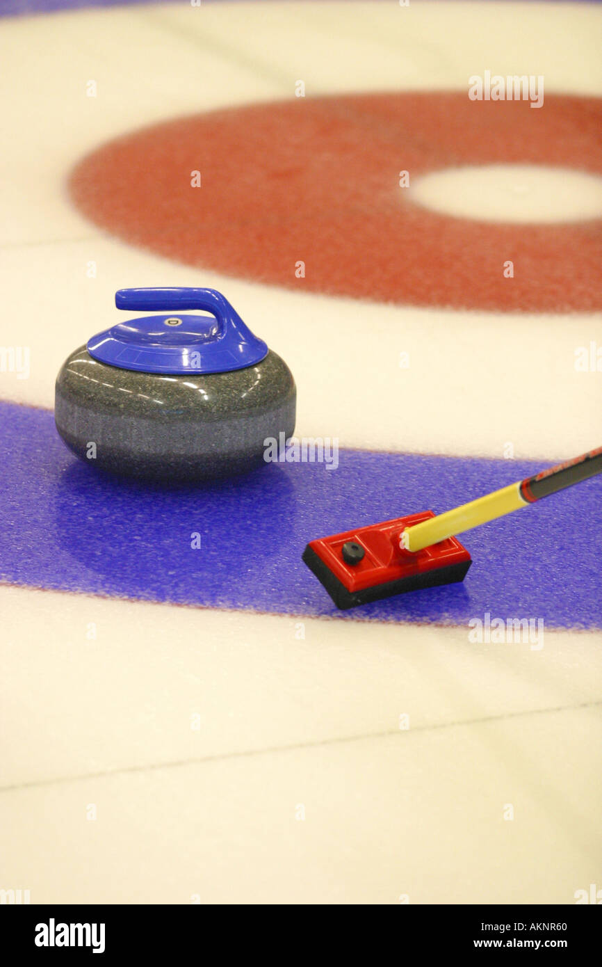 Il Curling championships Braehead Glasgow Foto Stock