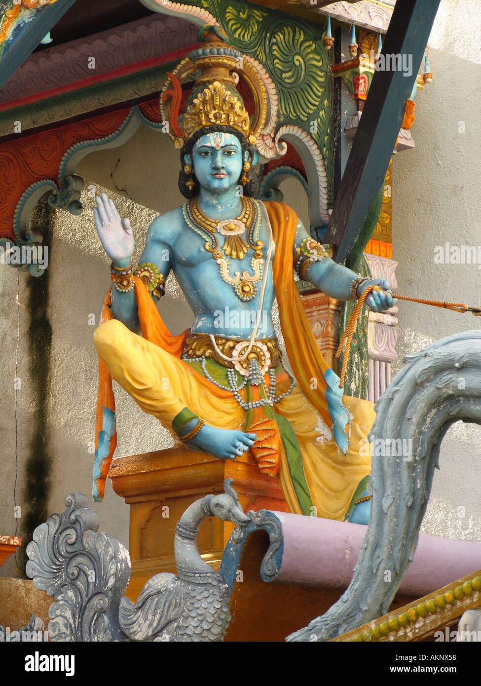 Statua decorativo al Tempio Hindu Sri Lanka asia Foto Stock