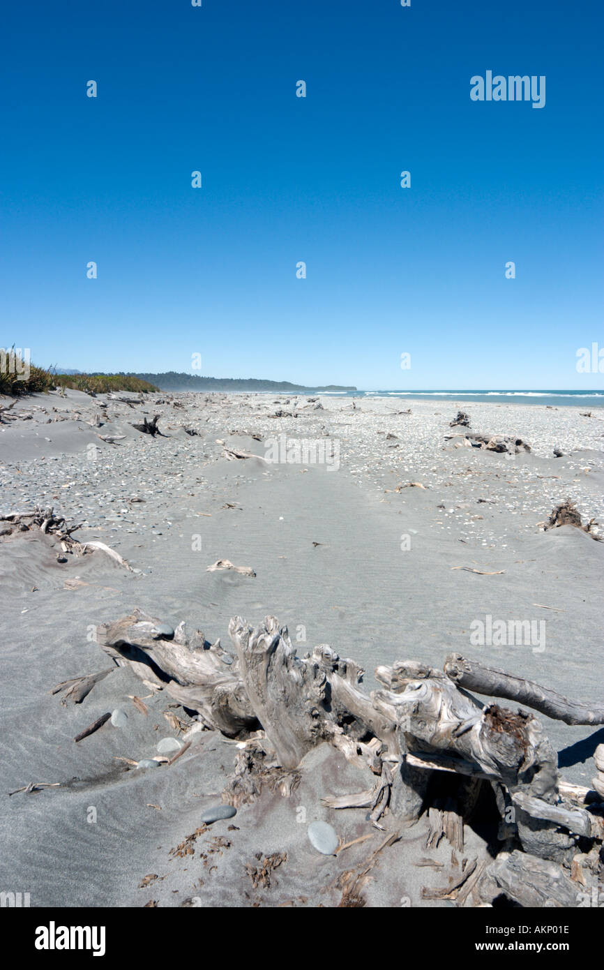 Spiaggia di Gillespies, Isola del Sud, Nuova Zelanda Foto Stock