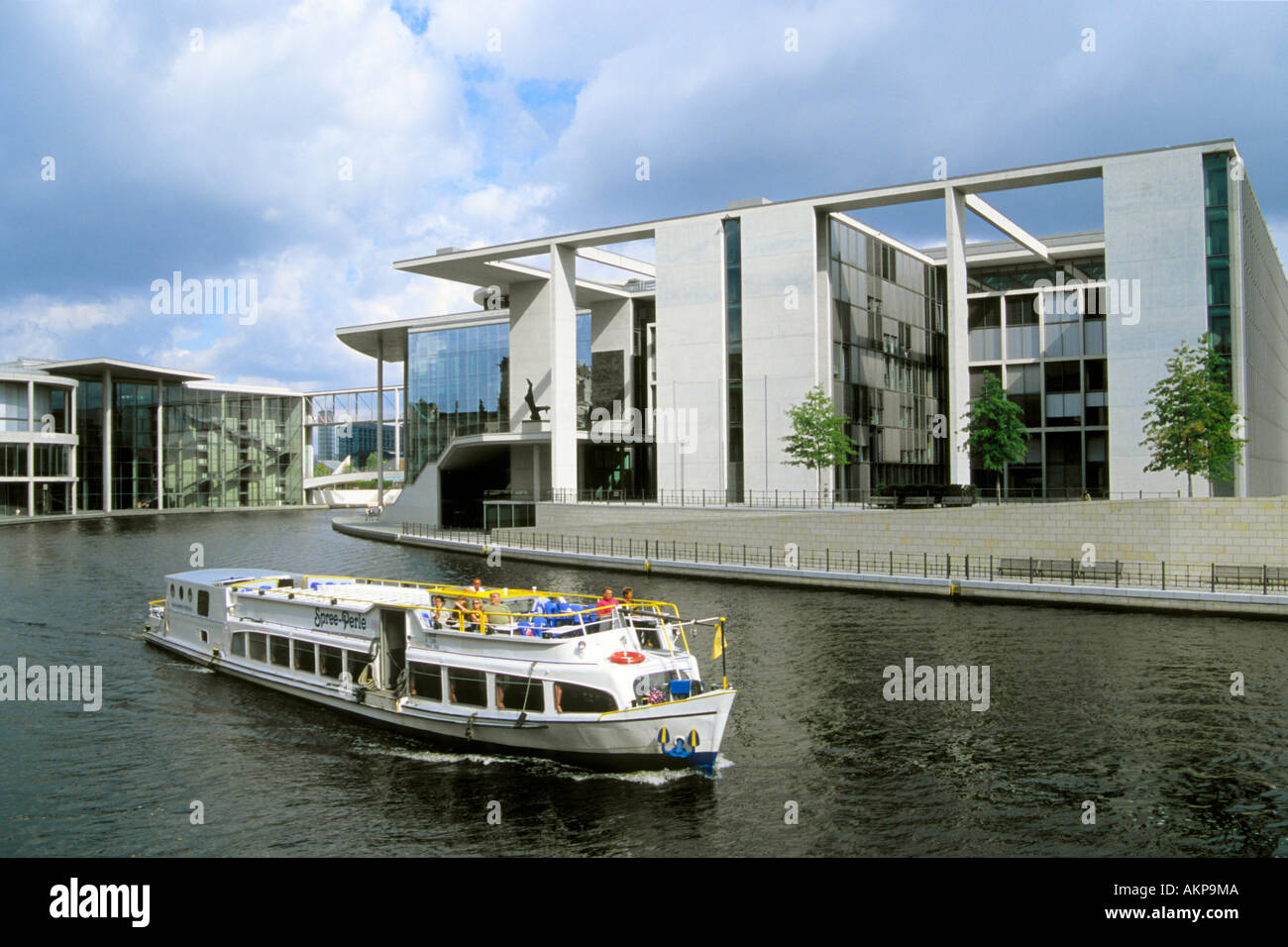 Germania Berlino nuovo Bundestag parlamento federale di complesso Foto Stock