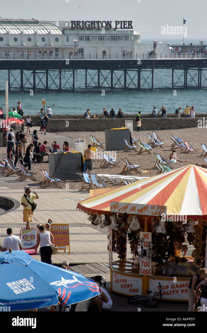 Brighton Seafront Foto Stock