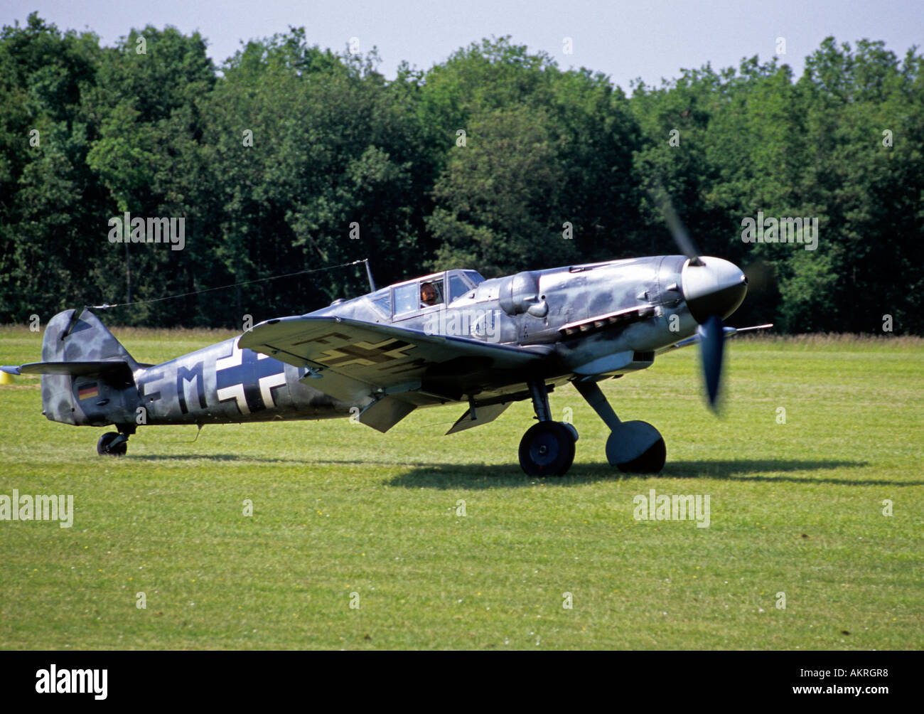 Ferte-Alais Air Show - Francia, Messerschmitt Bf-109 tassare Foto Stock