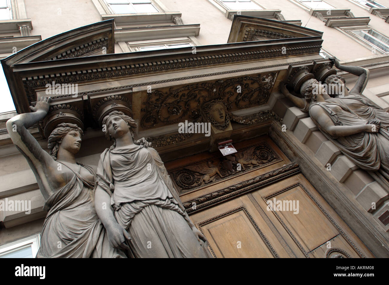 Luogo di Vienna dove Harry Lime Orson Welles vissuto 5 JOSEFSPLATZ LA POSIZIONE OGGI Foto Stock