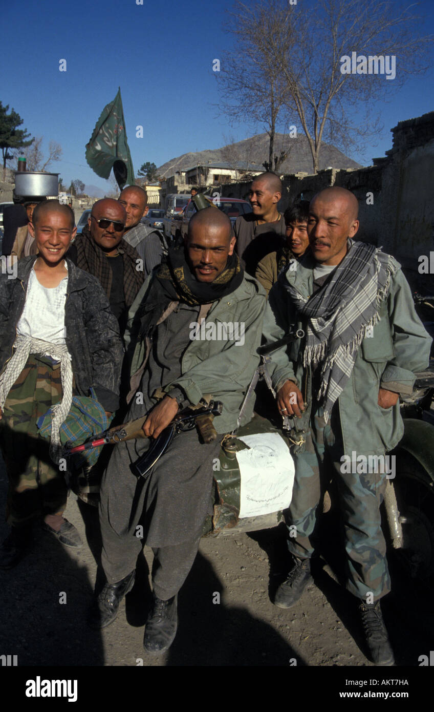 Soldati di Hazara Afghanistan Kabul Foto Stock