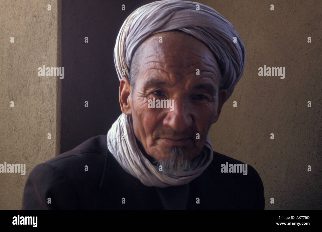 Ritratto di Hazara uomo Shia minoranza etnica gruppo Afghanistan Kabul Foto Stock