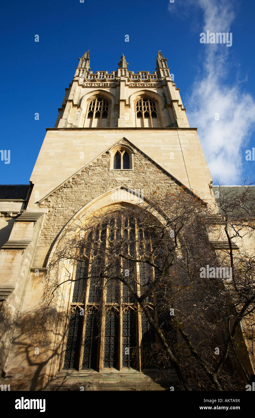 Merton College Chapel Oxford Inghilterra Foto Stock