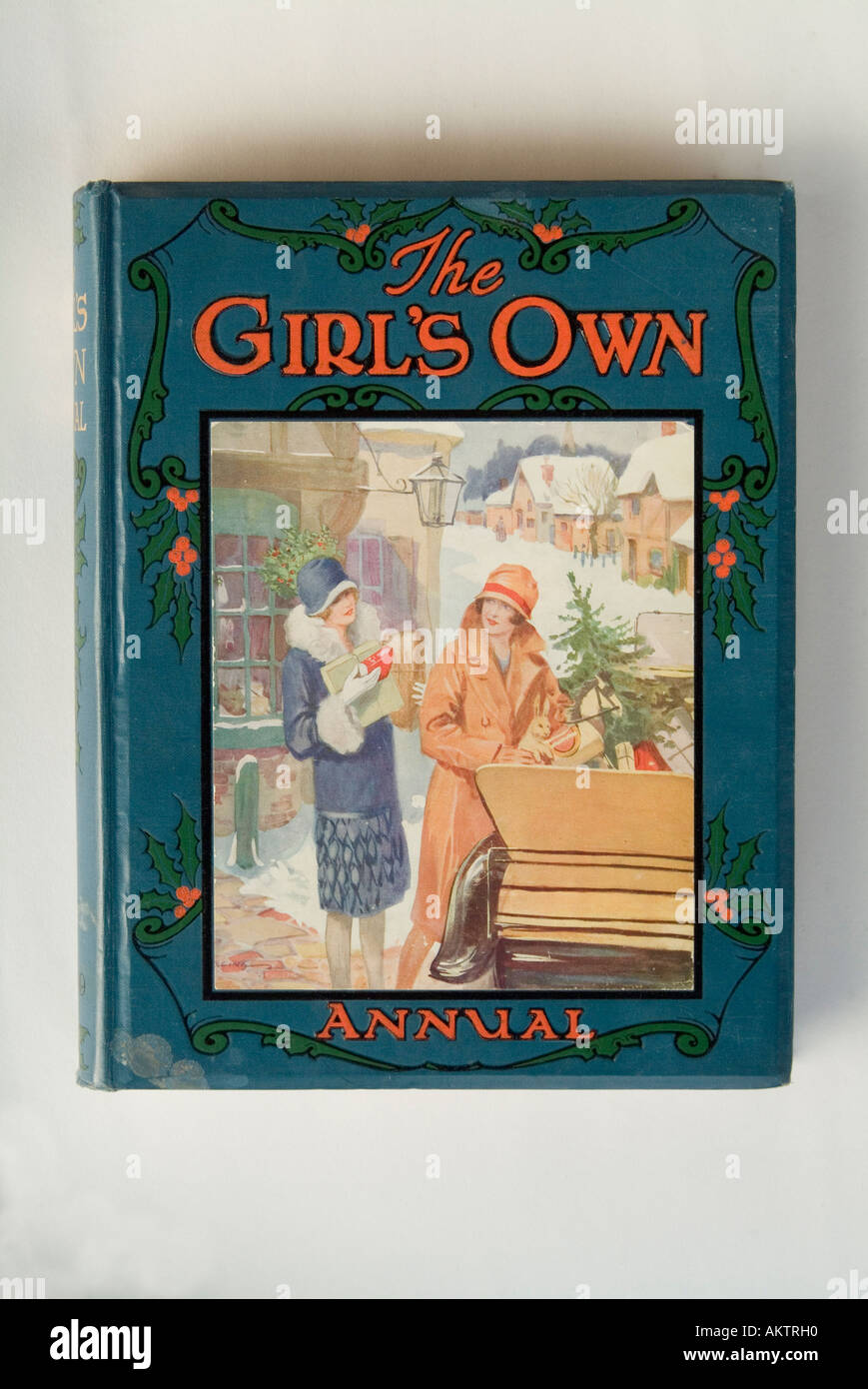 La ragazza la propria annuale di circa 1915 Foto Stock