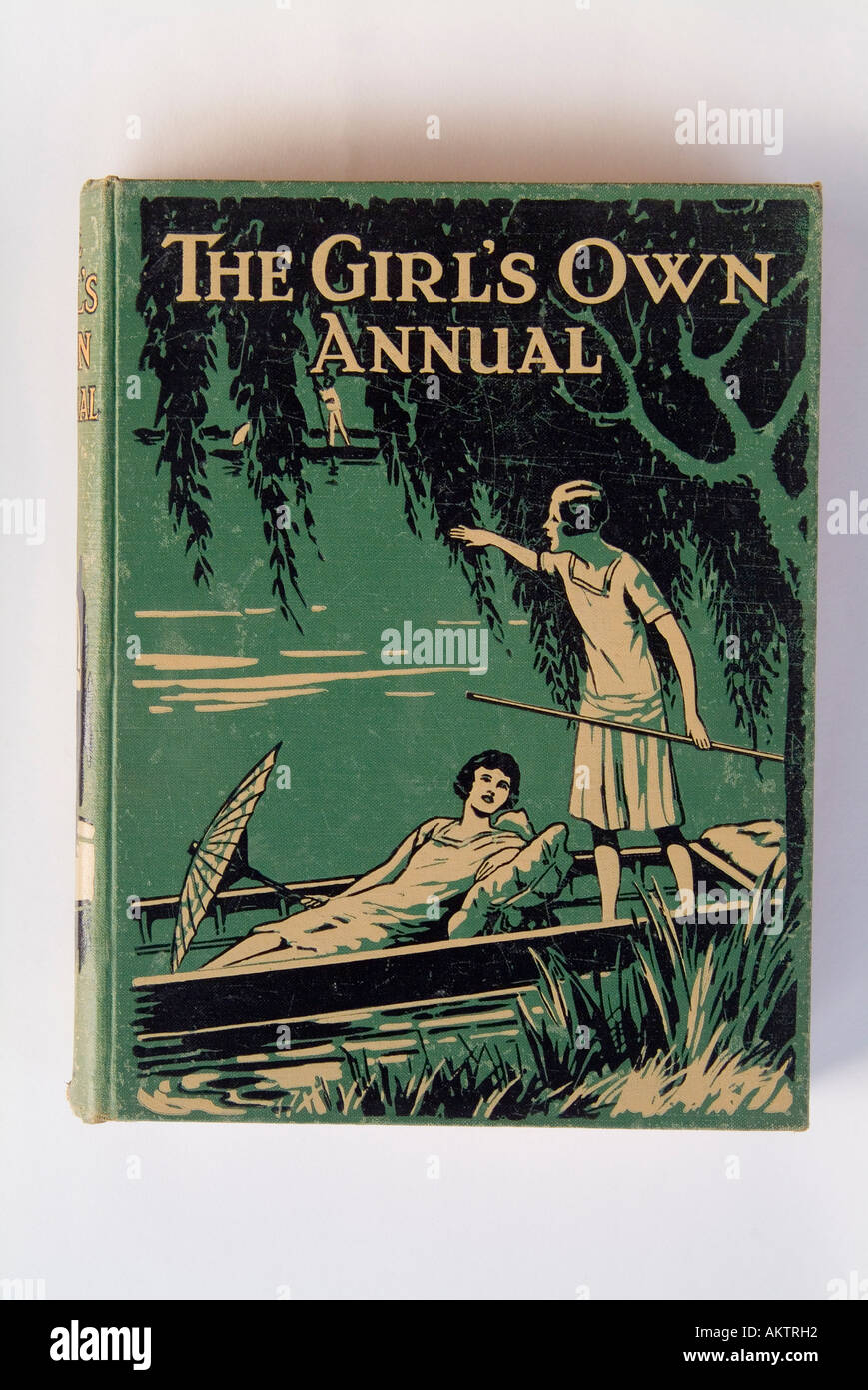 La ragazza la propria annuale di circa 1915 Foto Stock