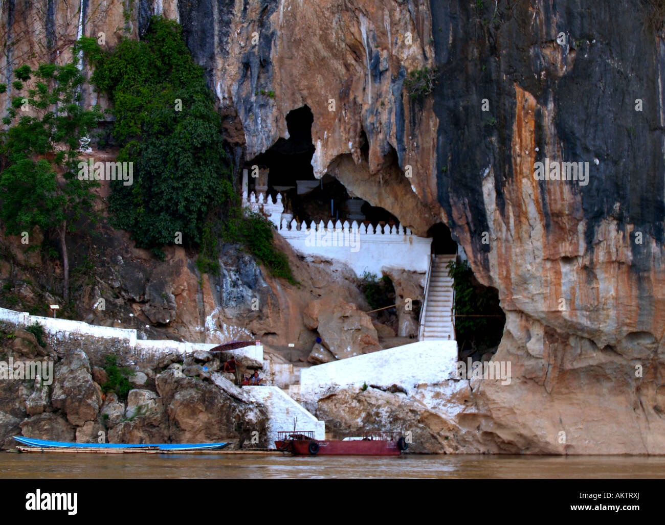 Tempiale della caverna di Lao Foto Stock