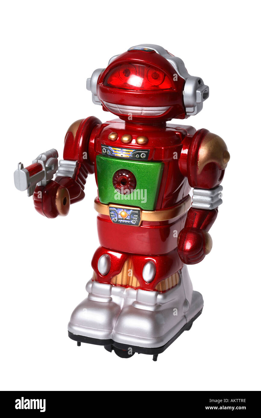 Robot giocattolo Foto Stock