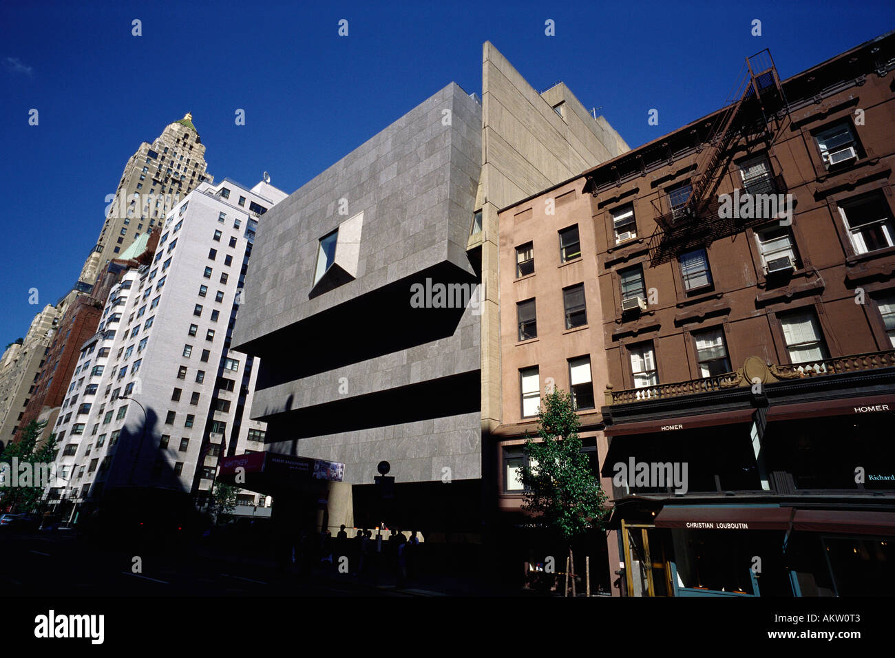 Manhattan New York STATI UNITI D'AMERICA vista esterna del Whitney Museum of American Art Foto Stock