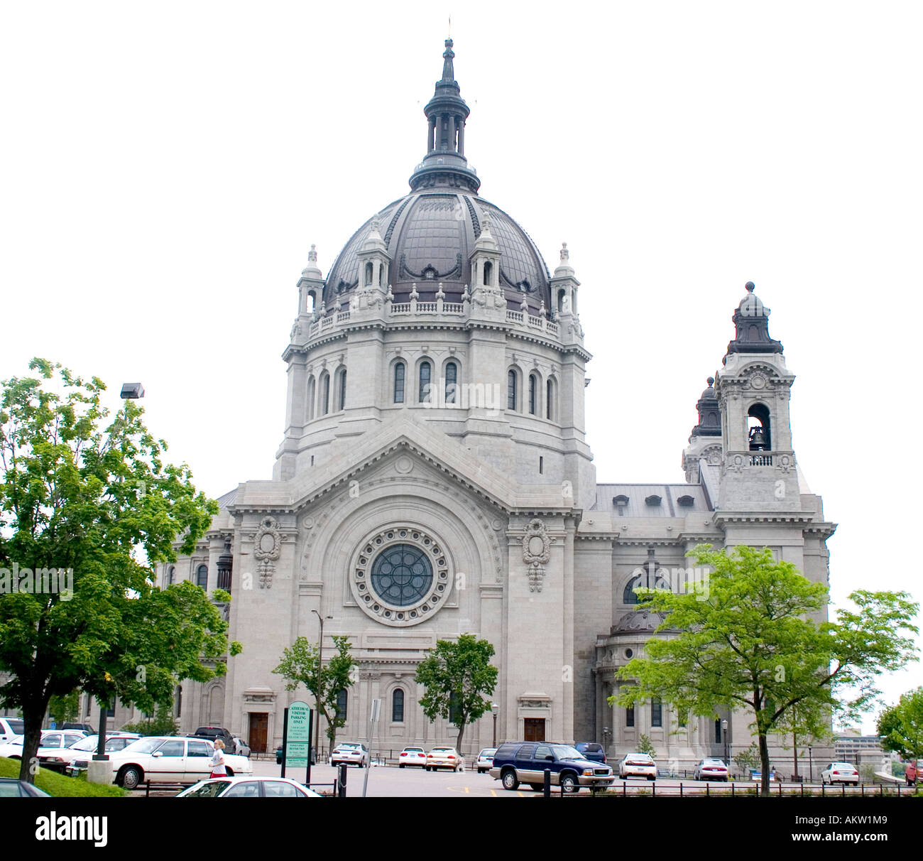 Cattedrale di San Paolo la Chiesa cattolica. St Paul Minnesota MN USA Foto Stock
