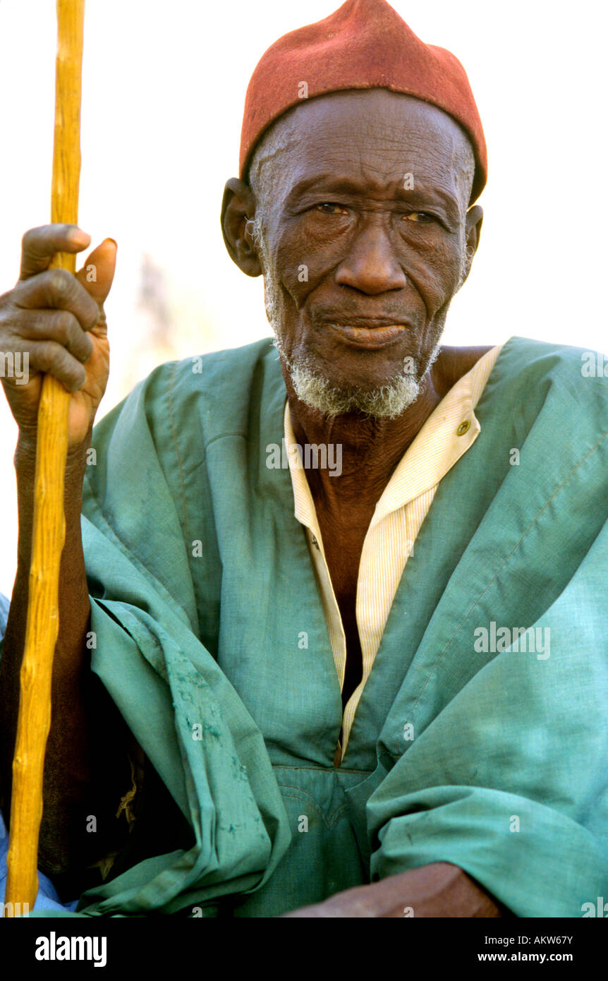 Villaggio sambuco Bendiele Mali Foto Stock