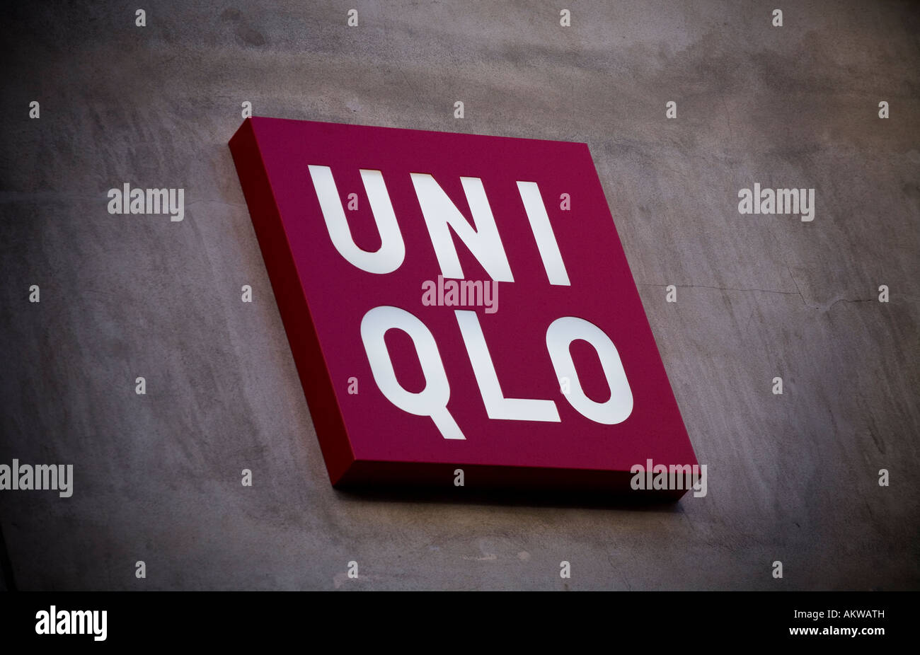 Uni Qio store su Oxford Street London Foto Stock