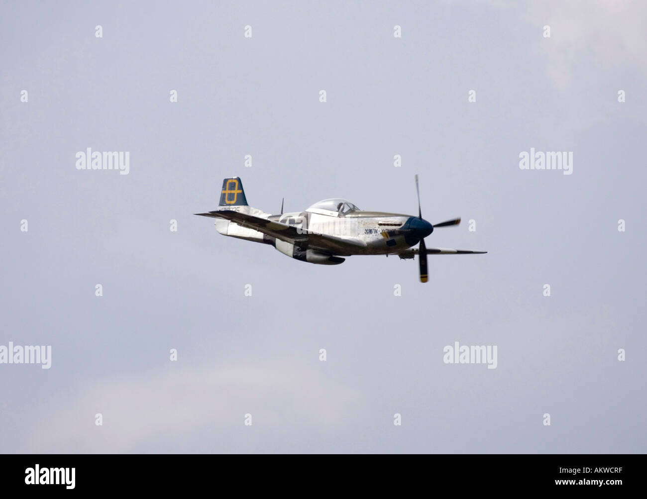 P Mustang degli aerei da caccia a Rougham airshow di agosto 2006 nel Suffolk, Regno Unito Foto Stock