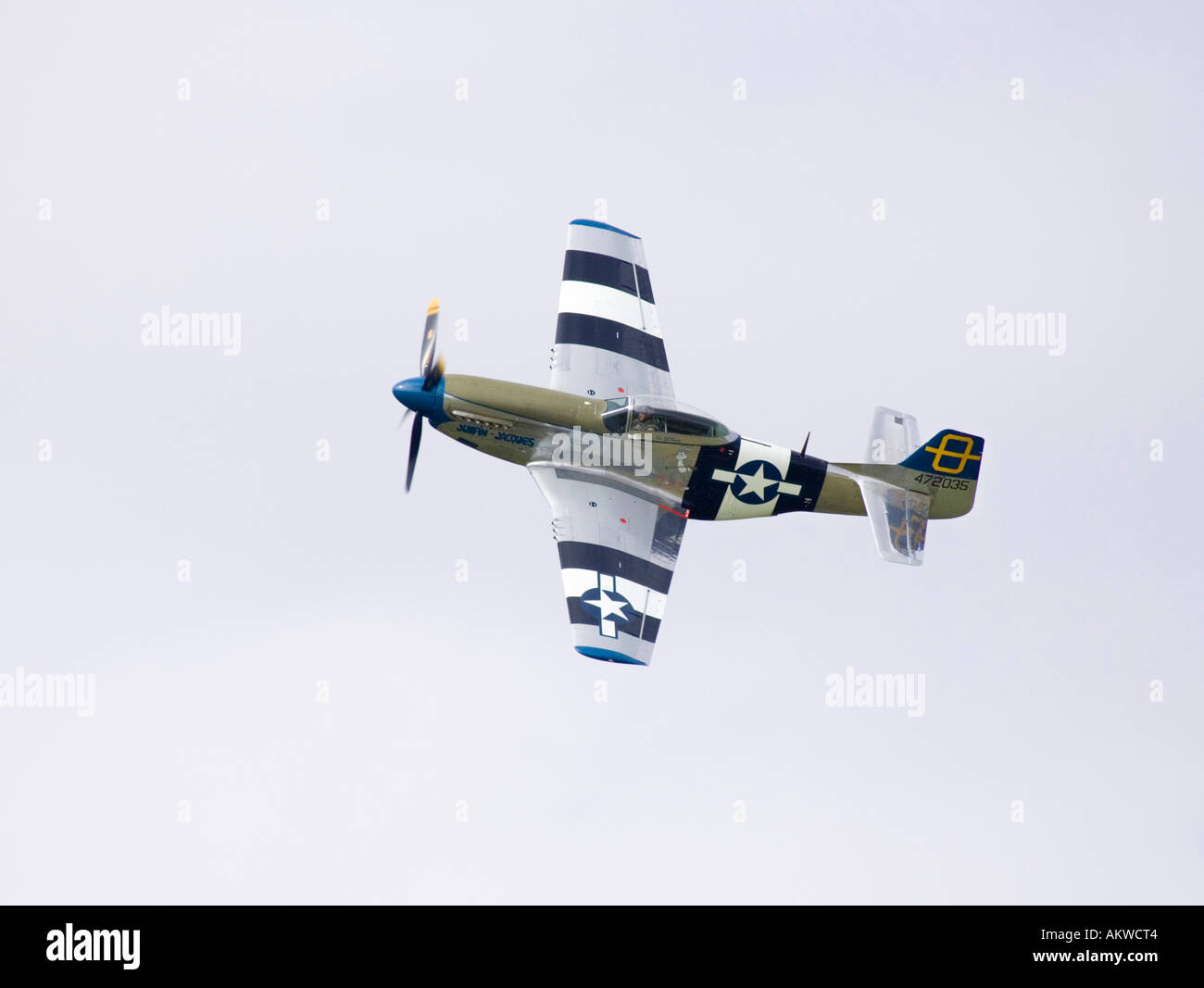 P Mustang degli aerei da caccia a Rougham airshow di agosto 2006 nel Suffolk, Regno Unito Foto Stock