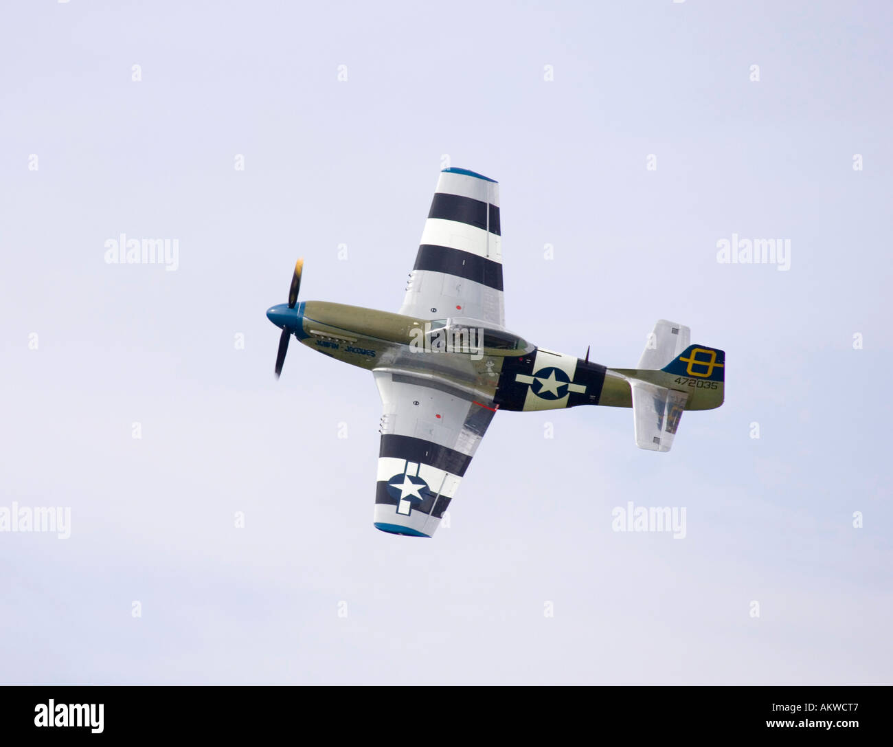 P Mustang degli aerei da caccia a Rougham airshow di agosto 2006 nel Suffolk, Regno Unito Foto Stock