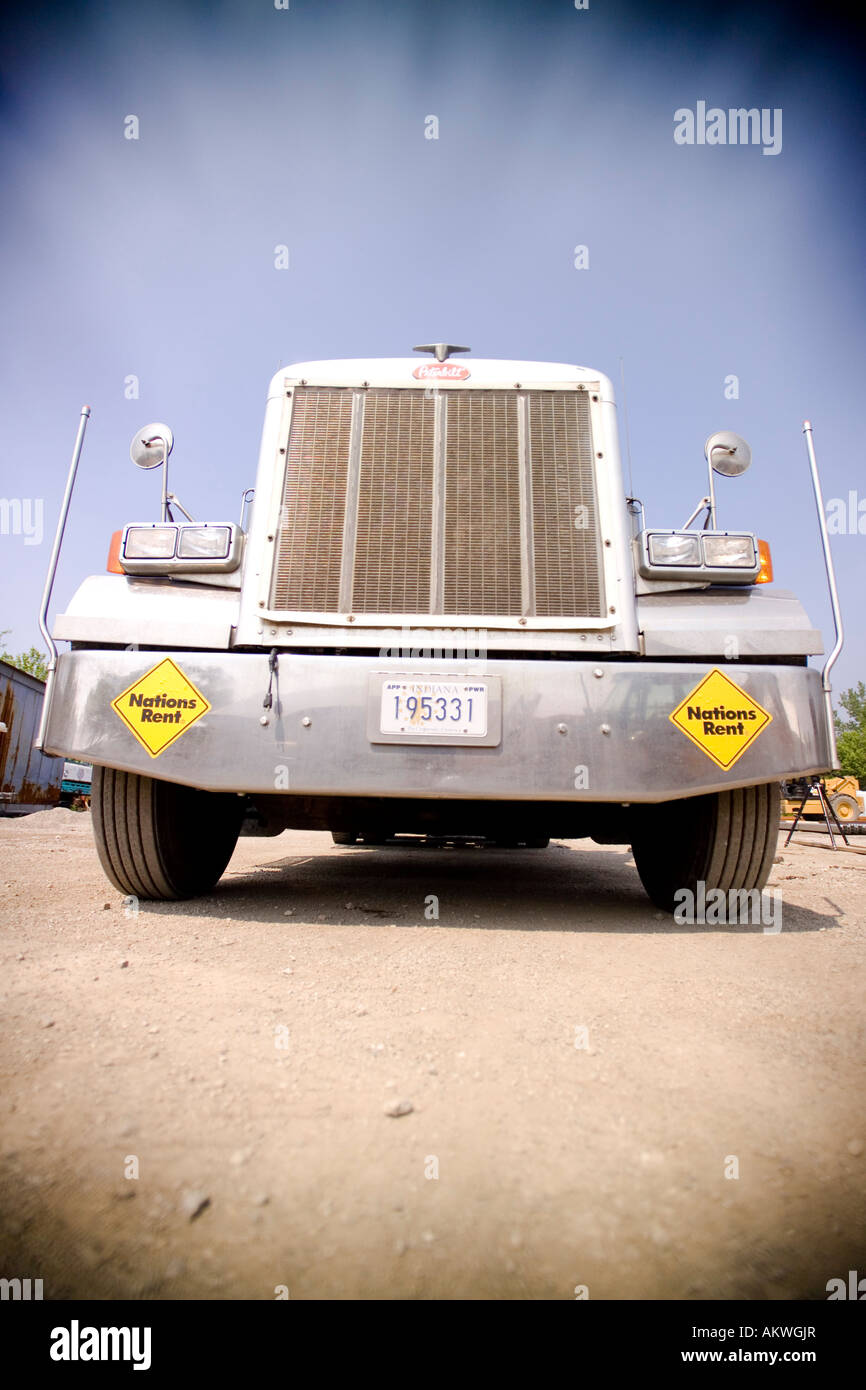 Camion semi Foto Stock